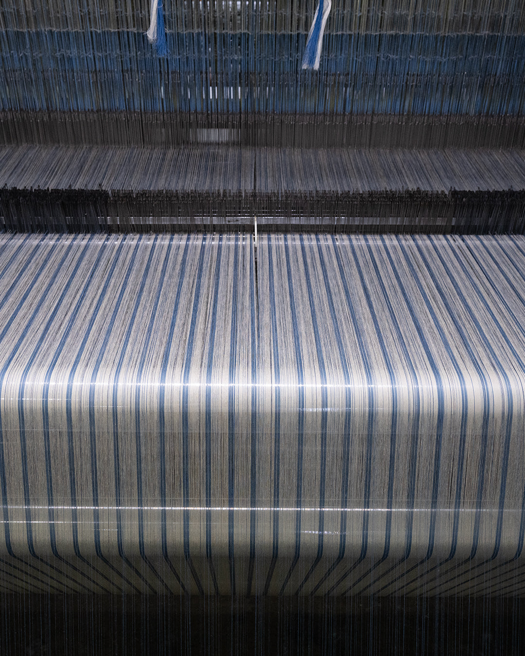 S1020 Striped Work Shirt (Blue) ストライプワークシャツ (ブルー)