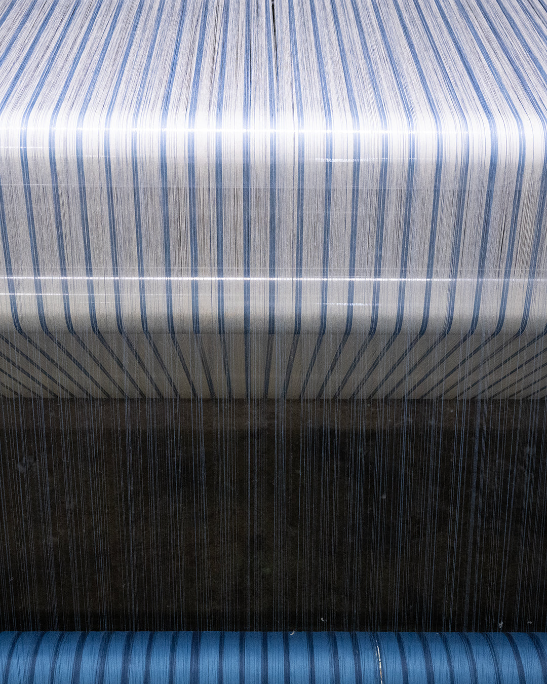 S1020 Striped Work Shirt (Beige)