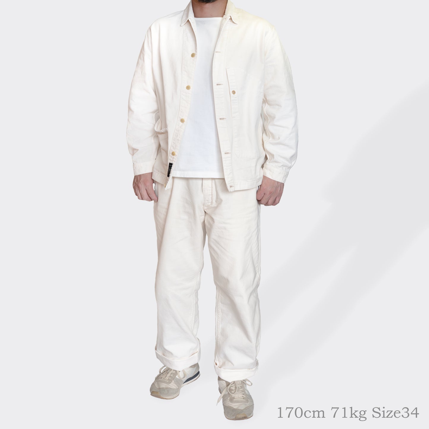 P1002 Officer's Summer Pants (White) オフィサー サマーパンツ(ホワイト)