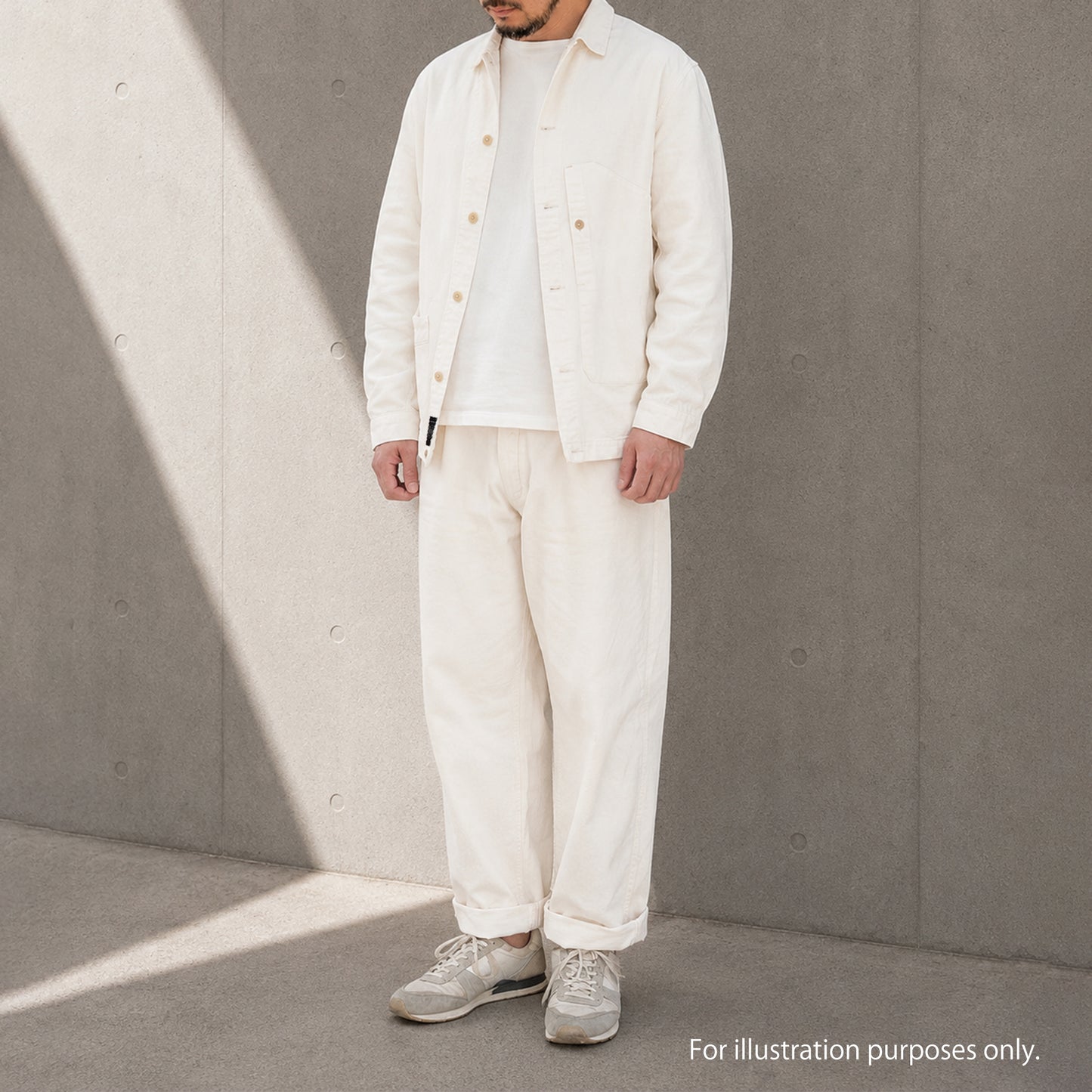 J1004 French Coverall(White)