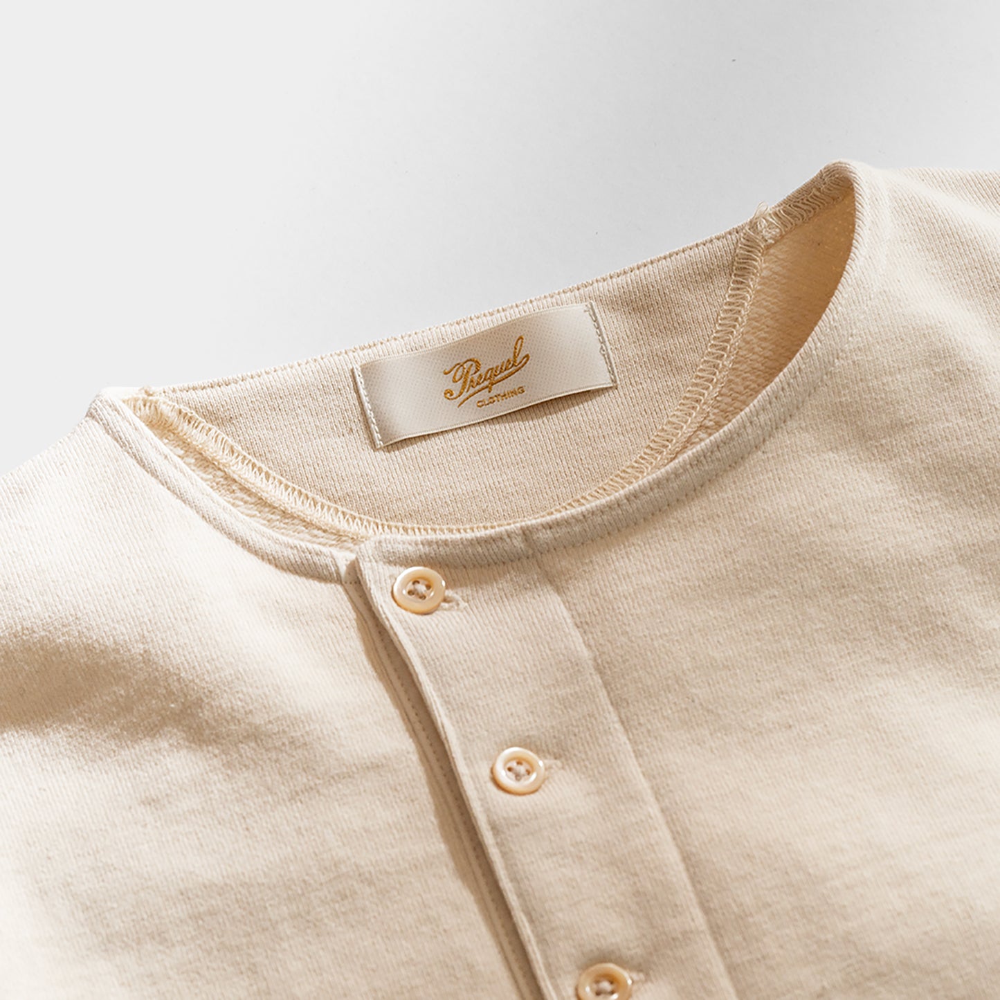 C1001 Henley Sweatshirt ヘンリースウェットシャツ