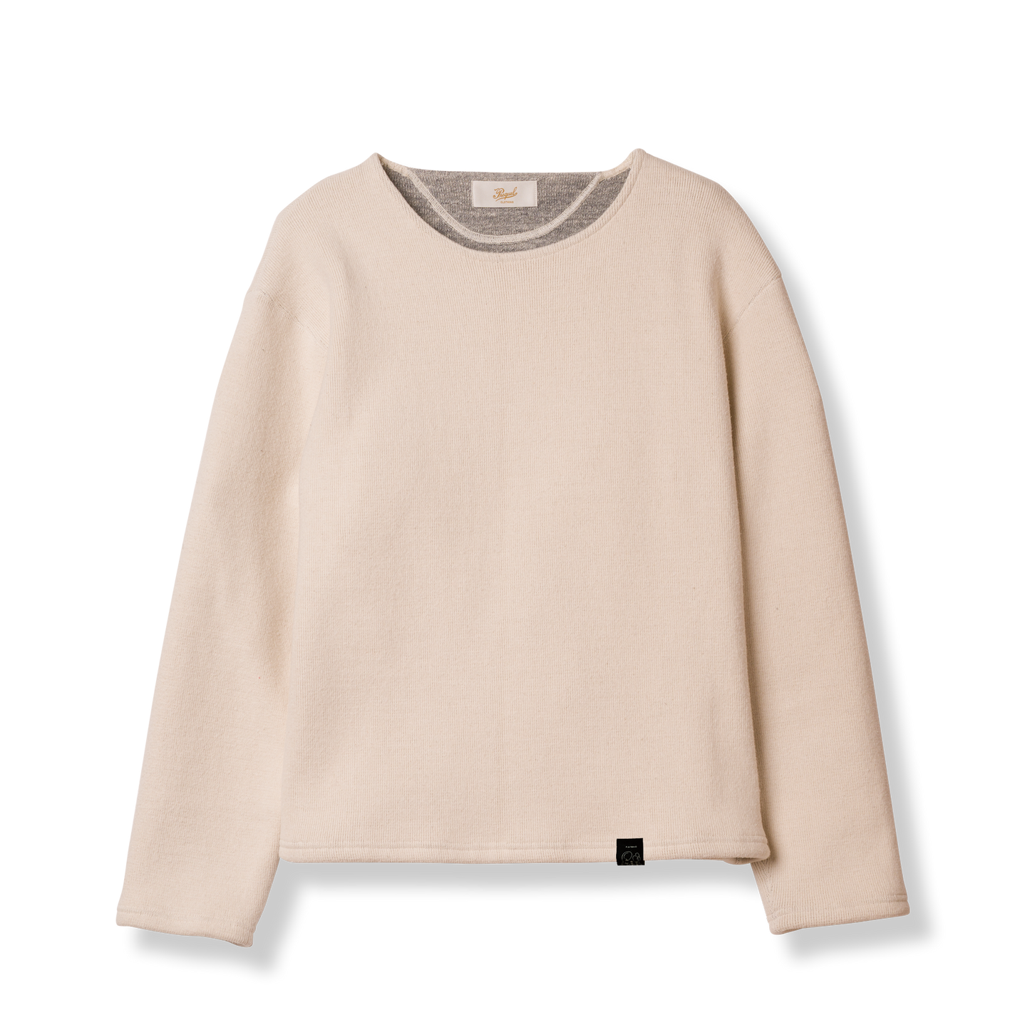 C1003 Ribbed Sweatshirt リブスウェットシャツ (ナテュラル)