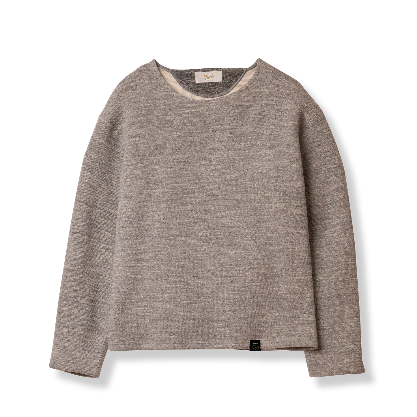 C1003 Ribbed Sweatshirt リブスウェットシャツ (グレー)