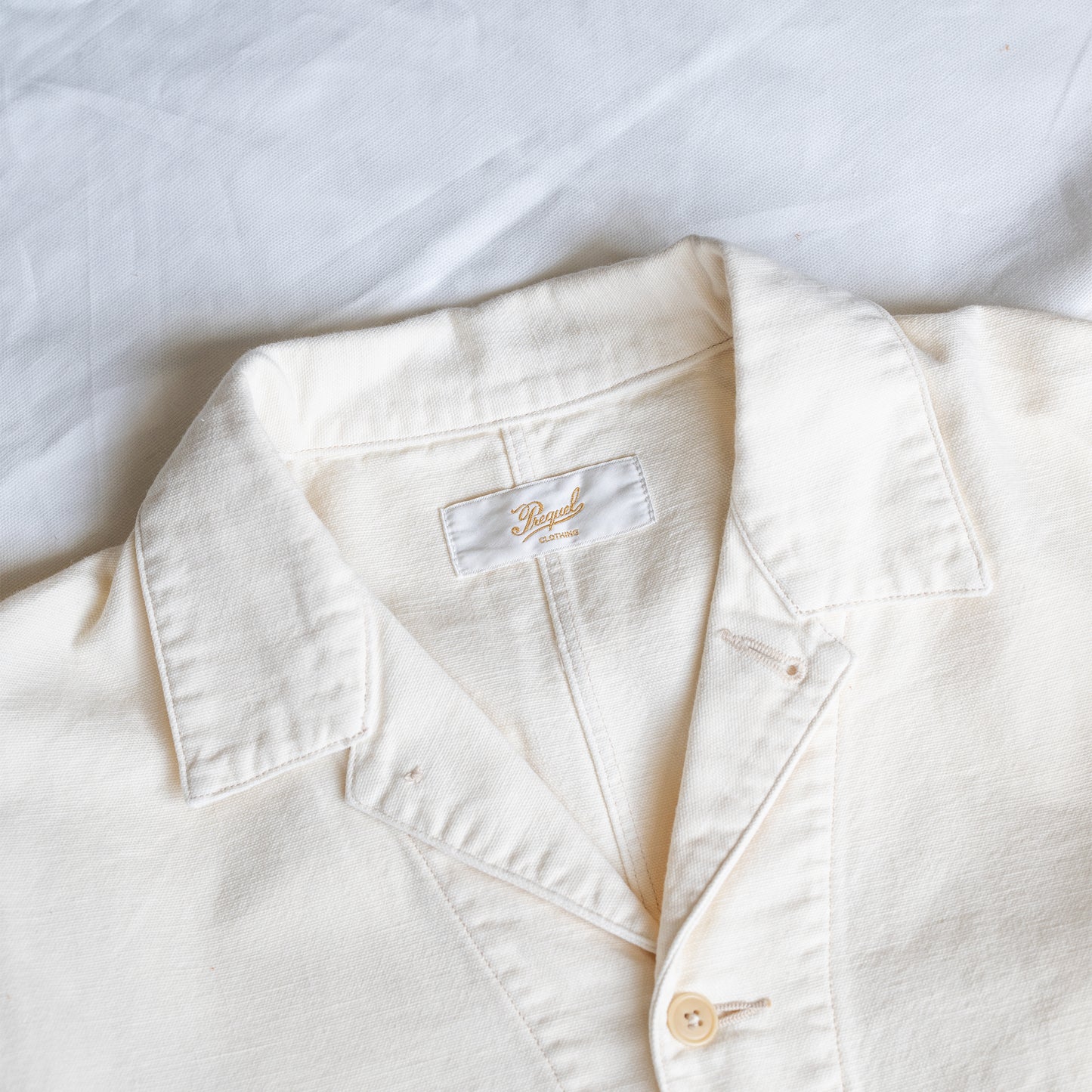 J1004 French Coverall(White) フレンチカバーオール(ホワイト)