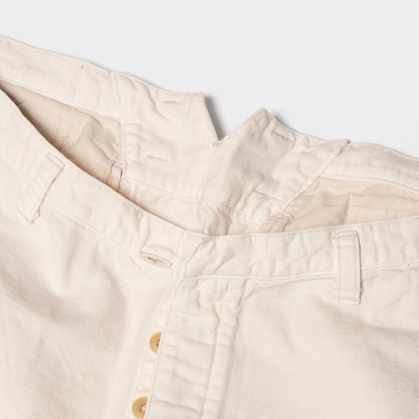 P1002 Officer's Summer Pants (White) オフィサー サマーパンツ(ホワイト)