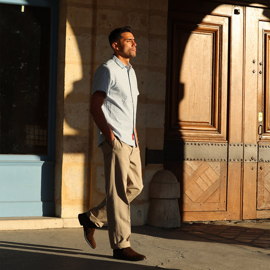 P1003 Italian Chino Trousers (Beige) イタリアンチノトラウザー(ベージュ)