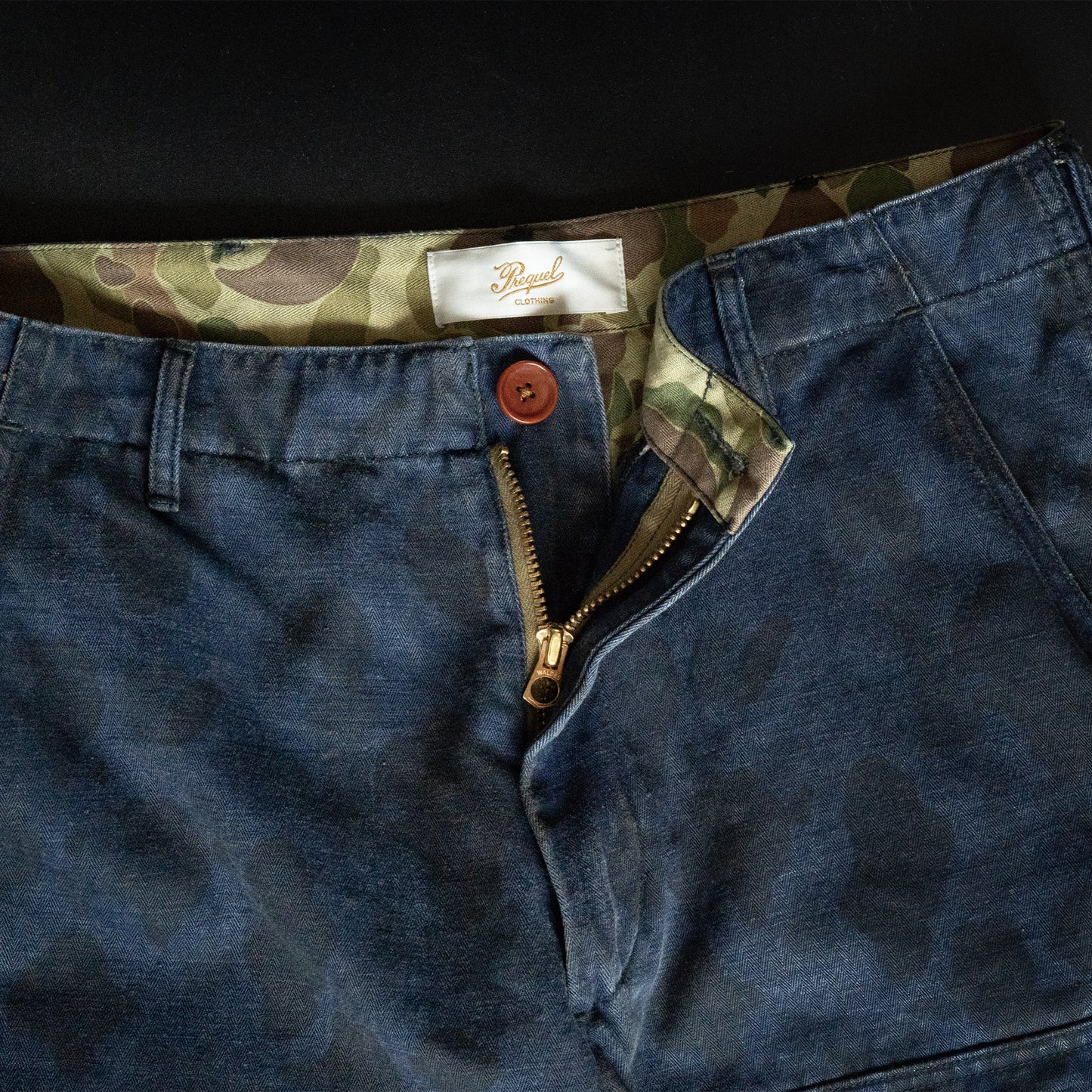 P1005 Combat Indigo Field Shorts コンバットショーツ