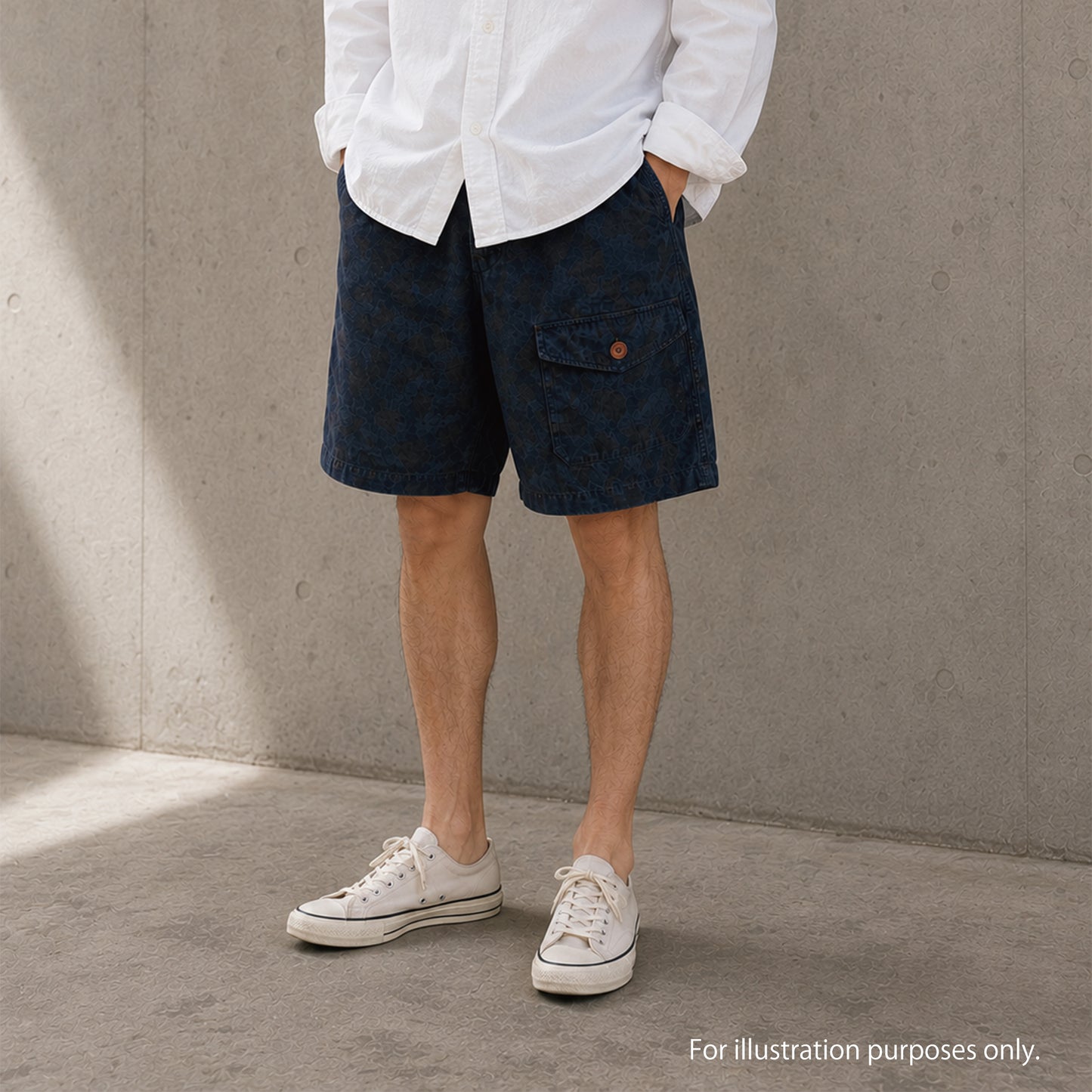 P1005 Combat Indigo Field Shorts