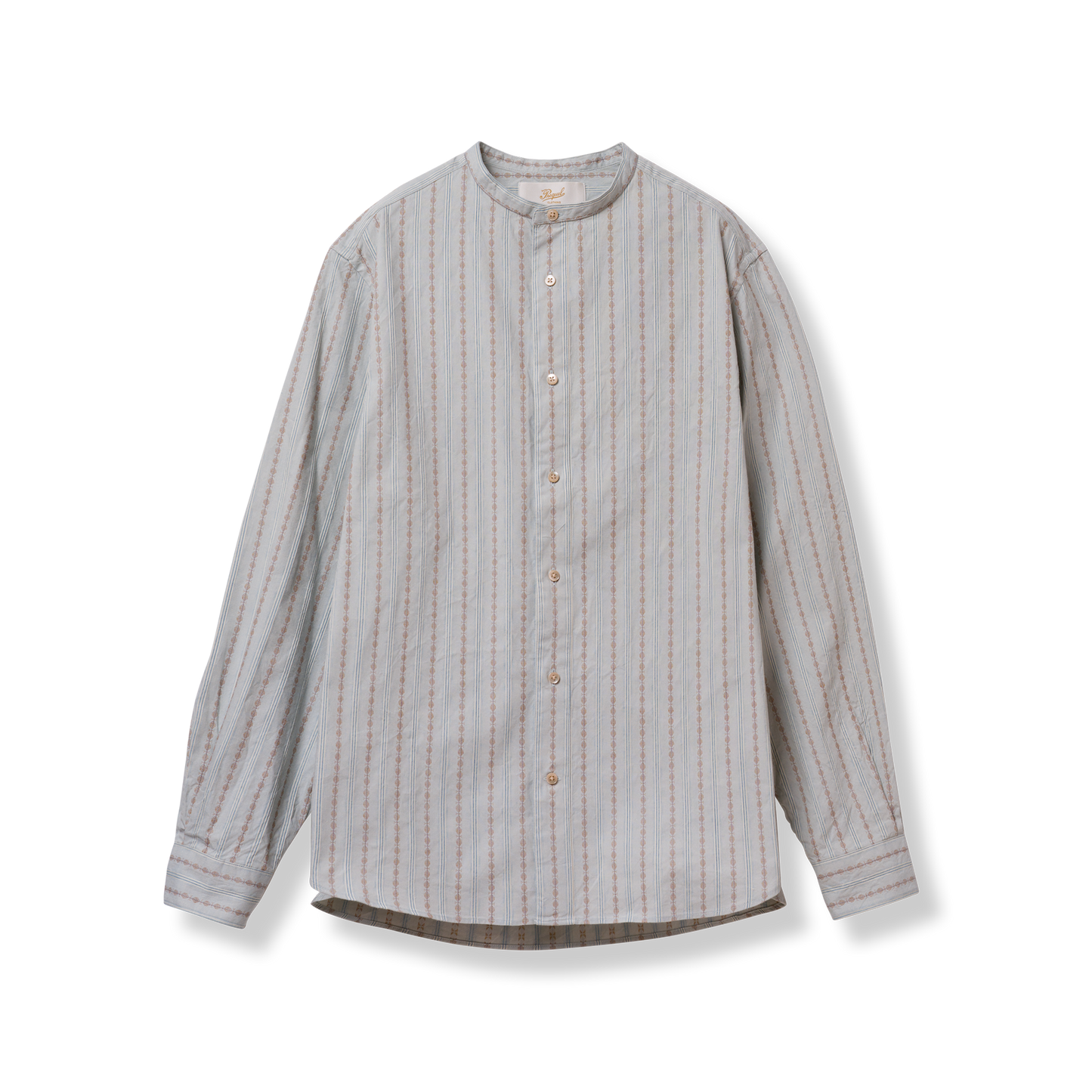 S1001 Stand-up Collar Shirt (Blue)