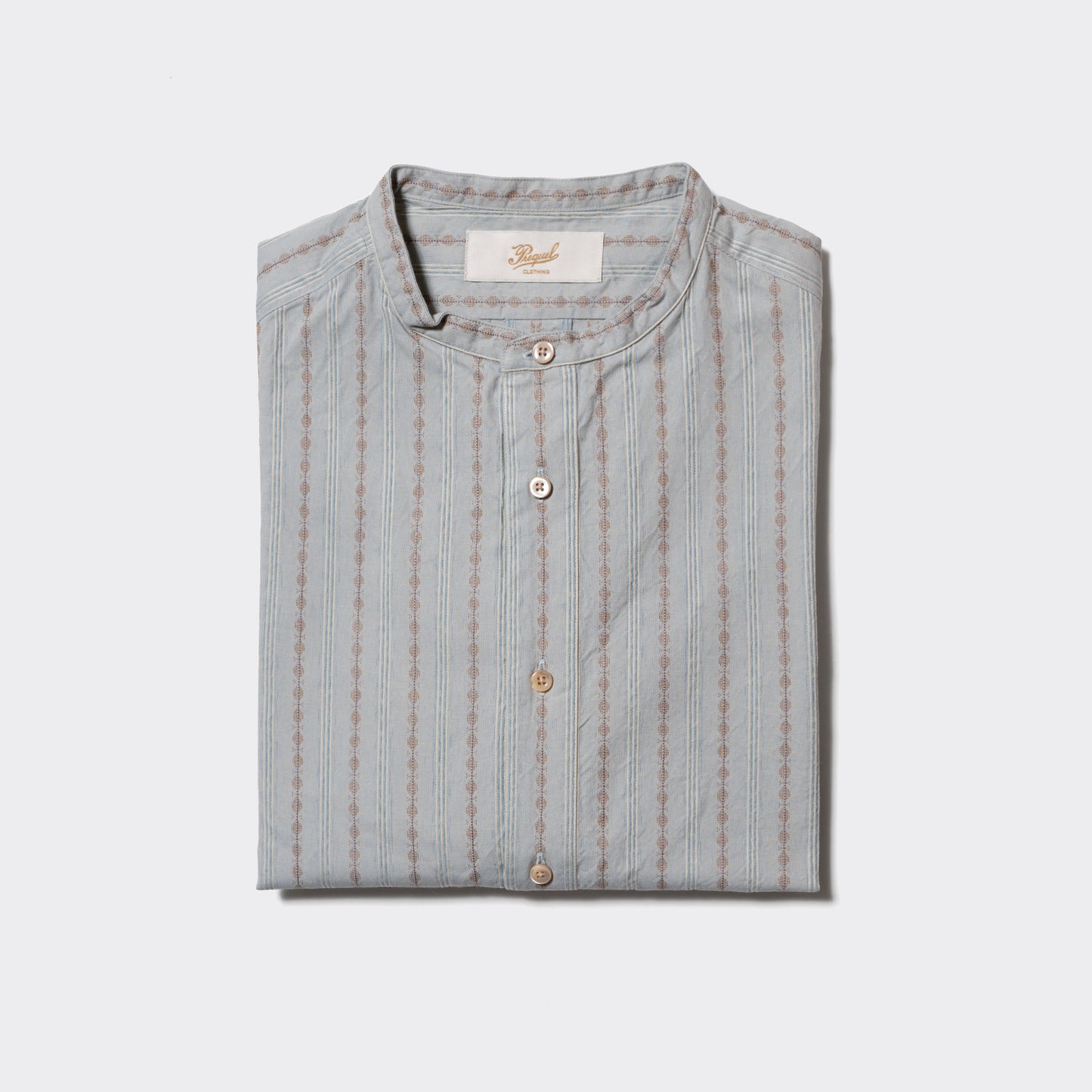 S1001 Stand-up Collar Shirt (Blue)