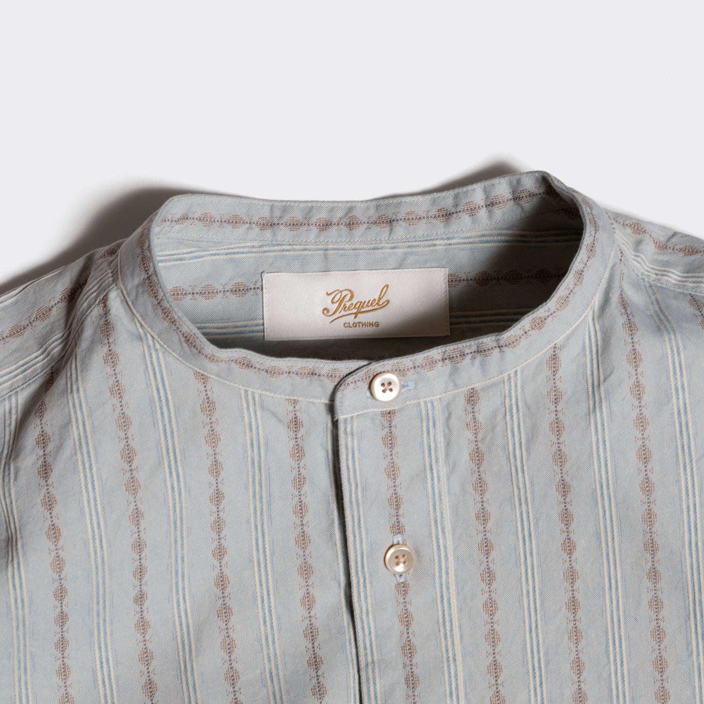 S1001 Stand-up Collar Shirt (Blue)
