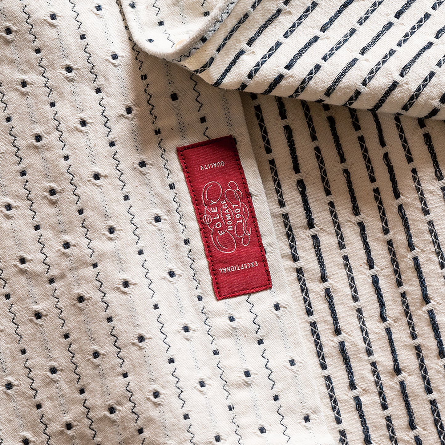 S1004 Indigo Stripe Shirt インディゴストライプシャツ