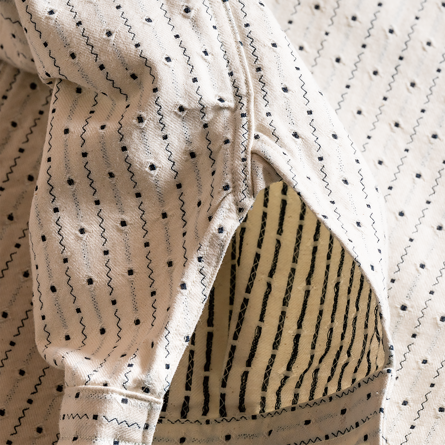S1004 Indigo Stripe Shirt インディゴストライプシャツ