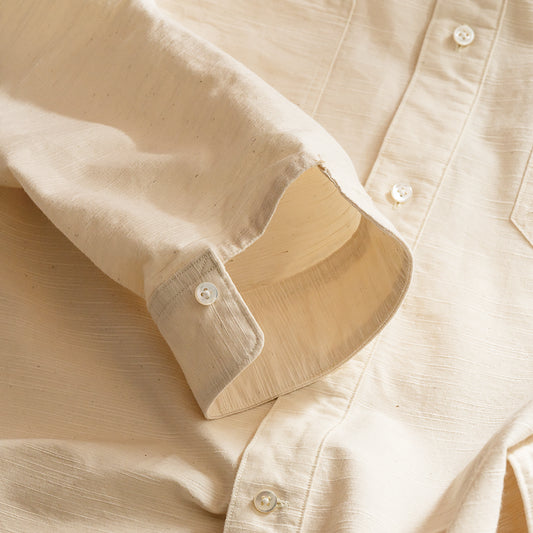 S1005 Slub Cashmere Work Shirt スラブカシミアワークシャツ