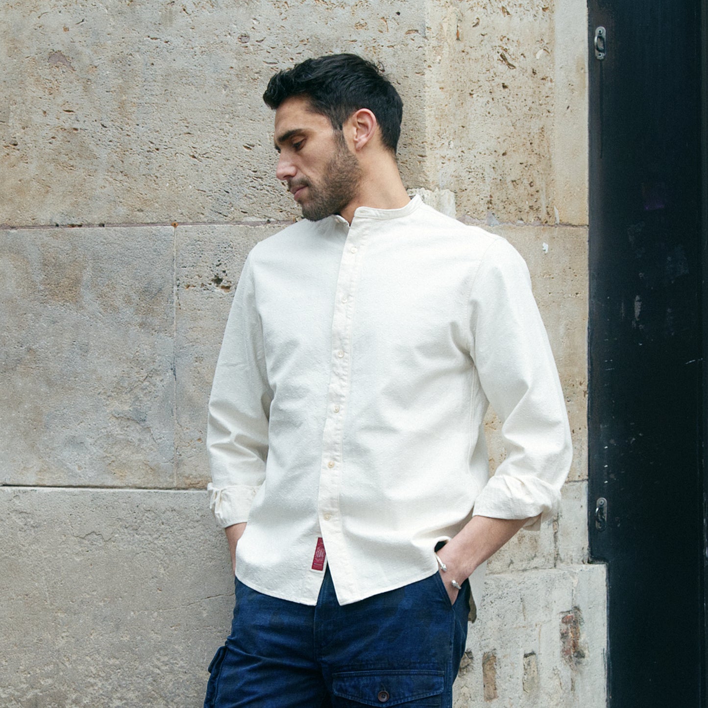 S1006 Stand-up Collar Shirt