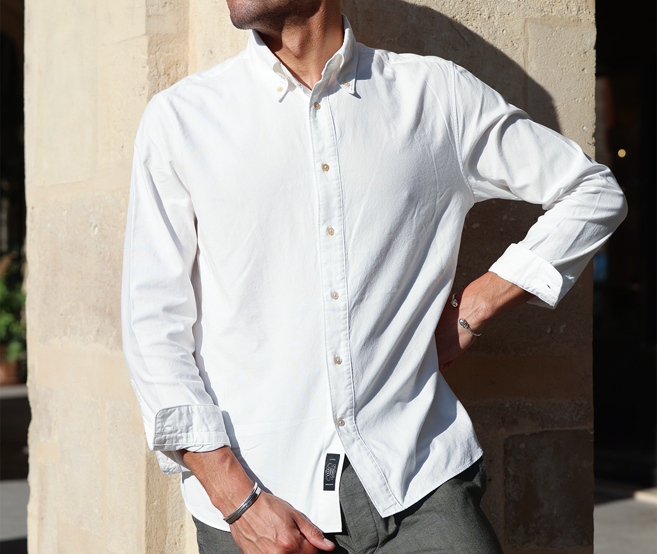 S1008 Suvin Button Down Shirt スビンボタンダウンシャツ
