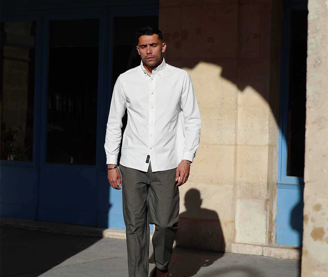 S1008 Suvin Button Down Shirt スビンボタンダウンシャツ