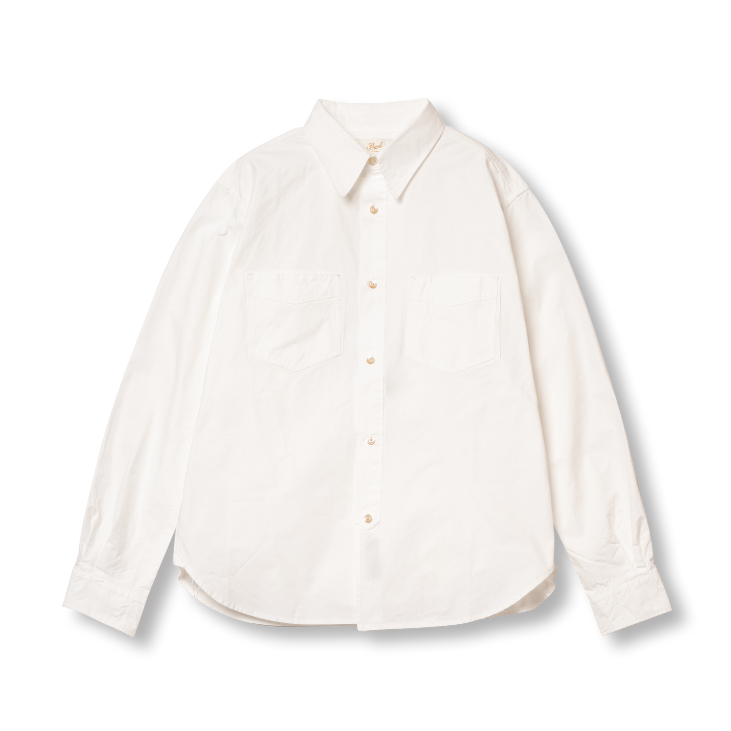 S1009 Suvin Chambray Shirt (White) スビンシャンブレーシャツ(ホワイト)
