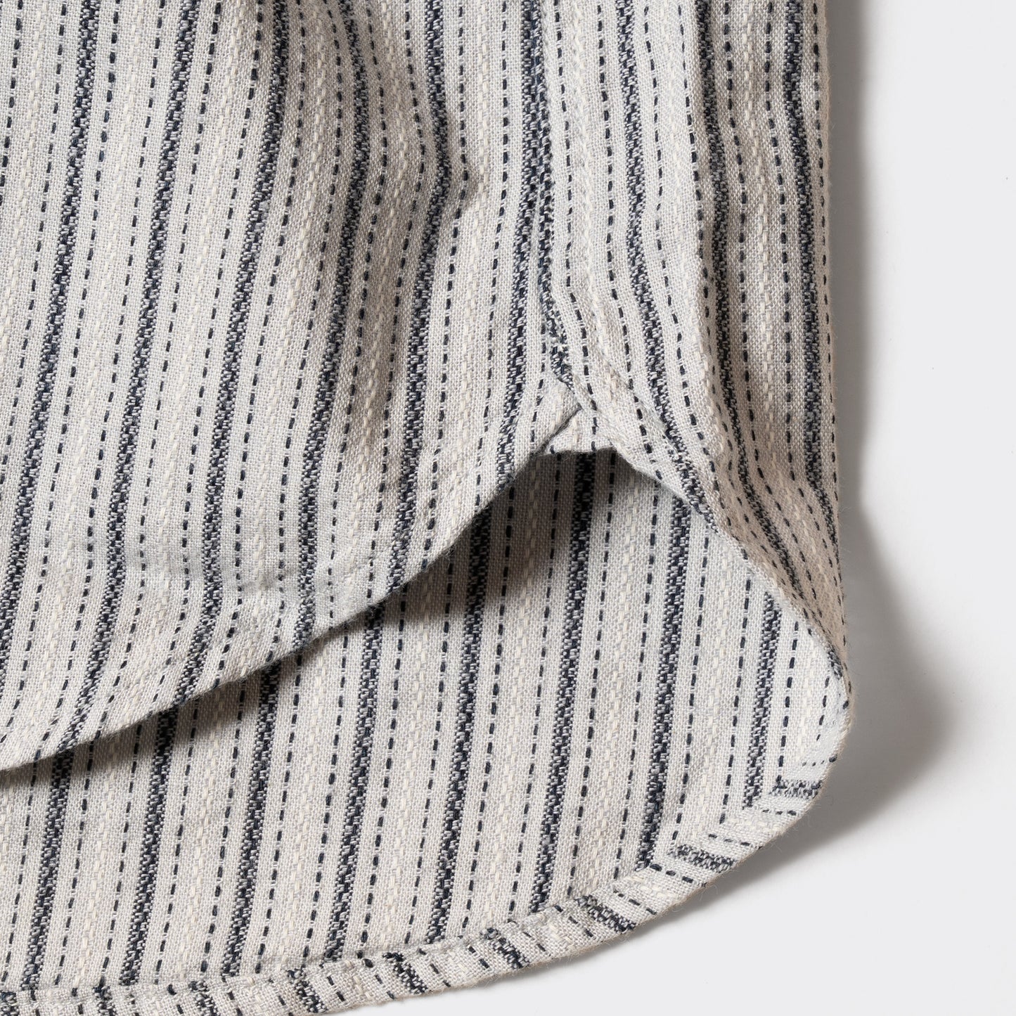 S1010 Classic Stripe Work Shirt (Light Gray) クラシックストライプワークシャツ(ライトグレー)