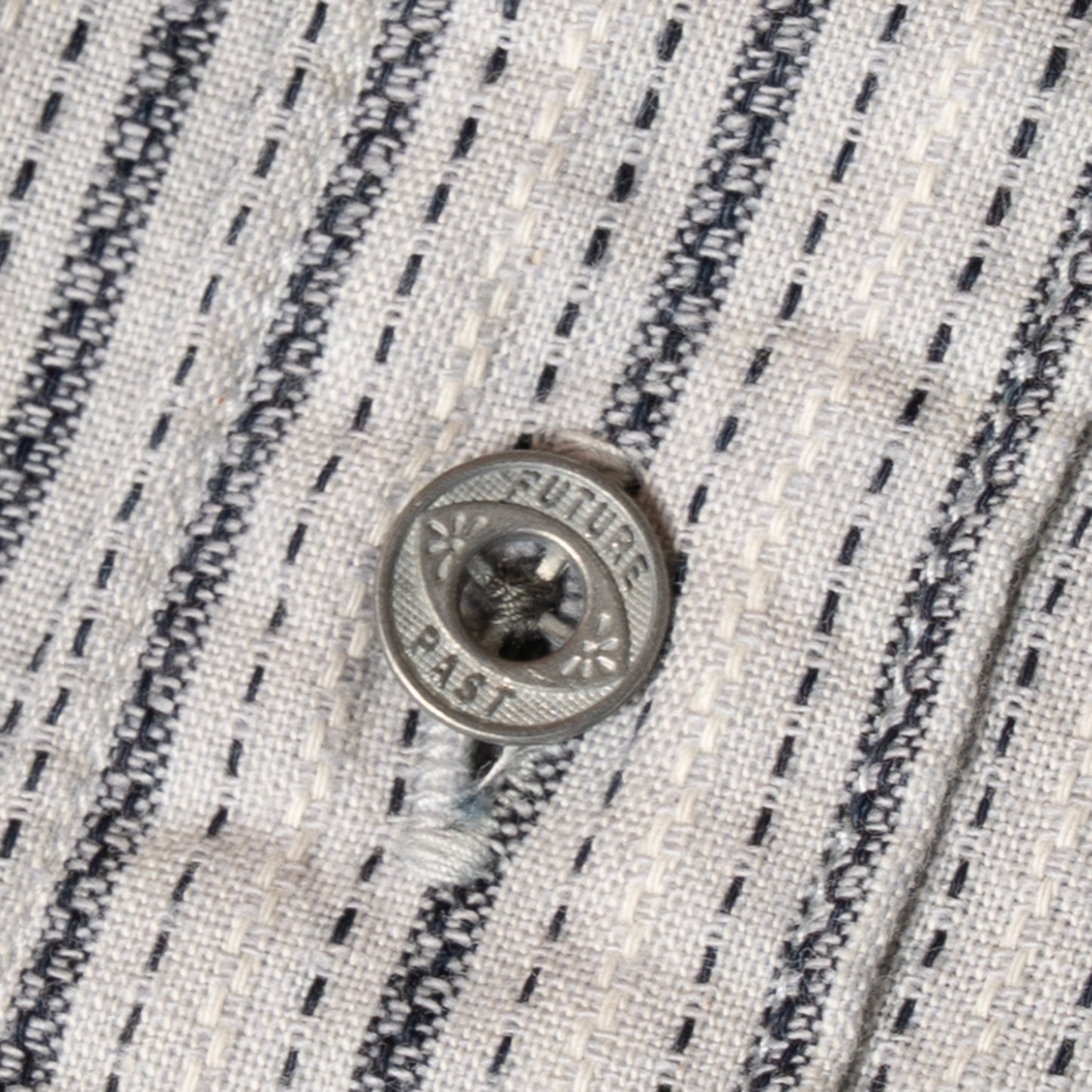 S1010 Classic Stripe Work Shirt (Light Gray) クラシックストライプワークシャツ(ライトグレー)