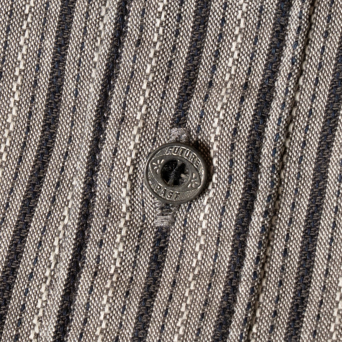 S1010 Classic Stripe Work Shirt (Gray) クラシックストライプワークシャツ(グレー)