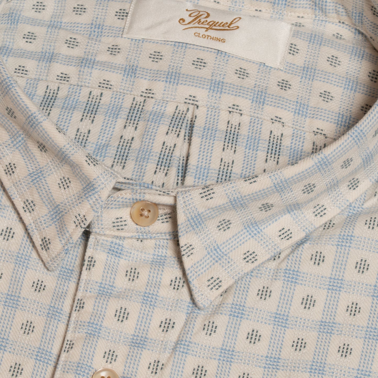 S1011 Mini Collar Shirt (Beige)