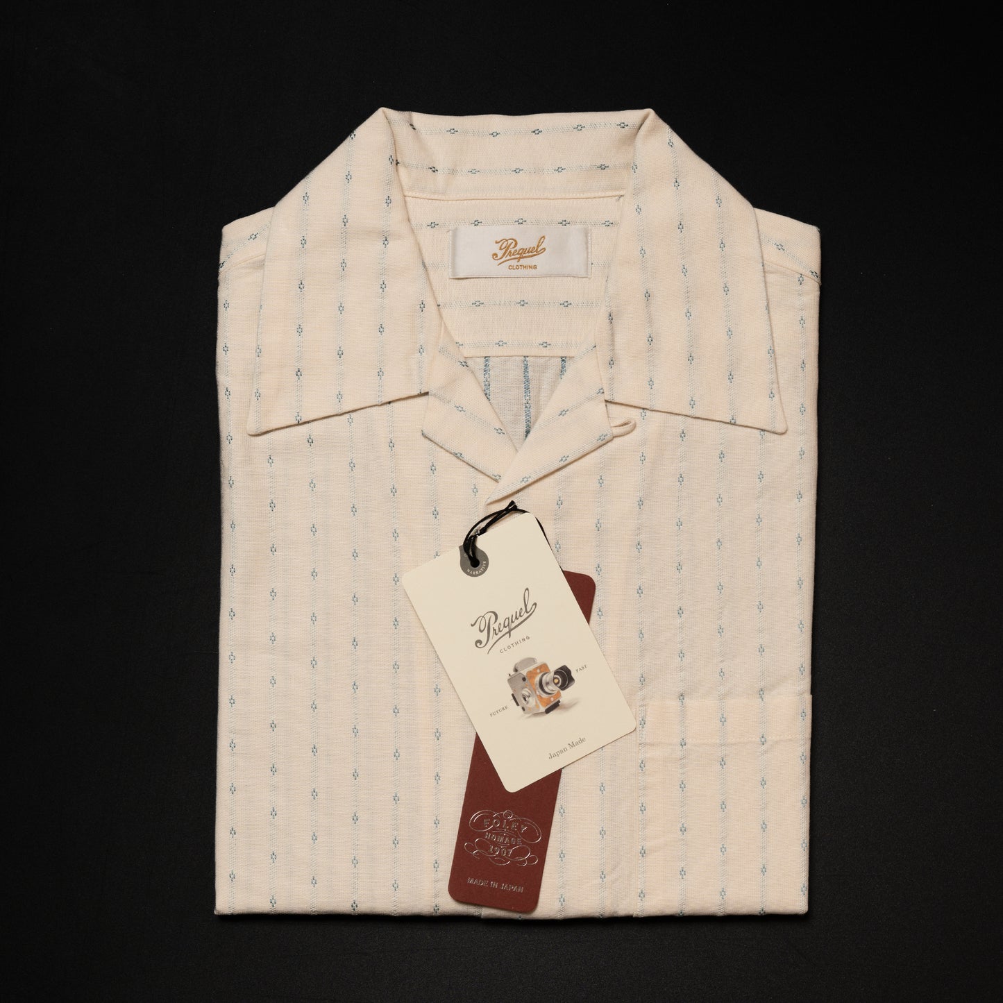 S1012 Classic Open Collar Shirt (Blue)