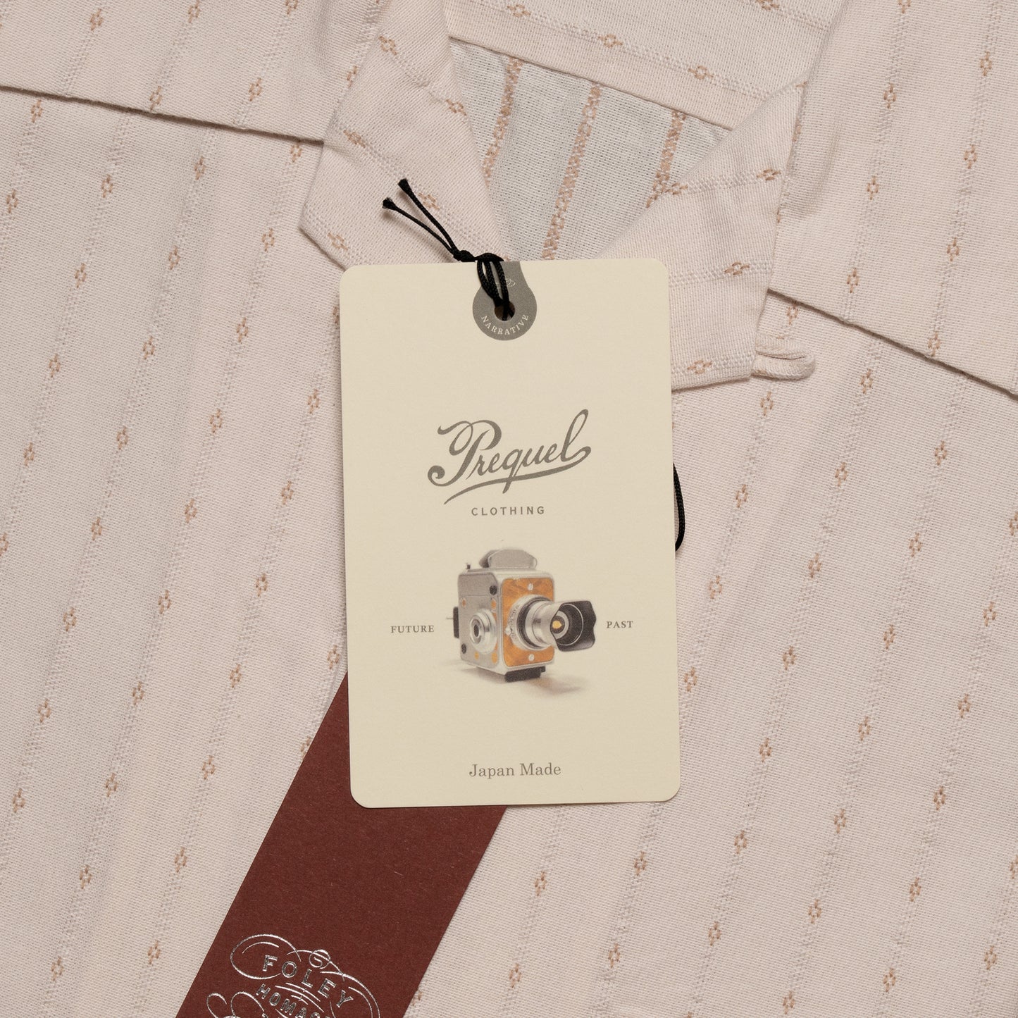 S1012 Classic Open Collar Shirt (Brown)