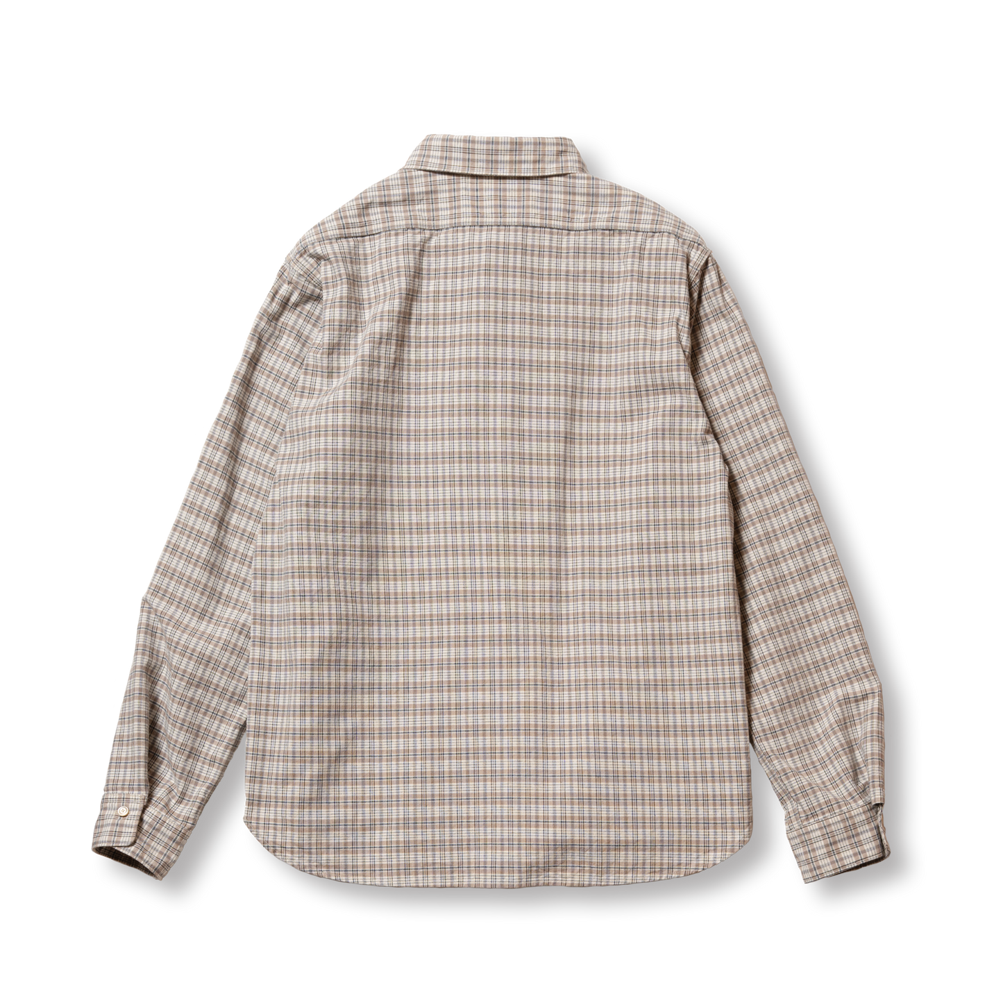 S1017 Check Work Shirt チェックワークシャツ (ブラウン)