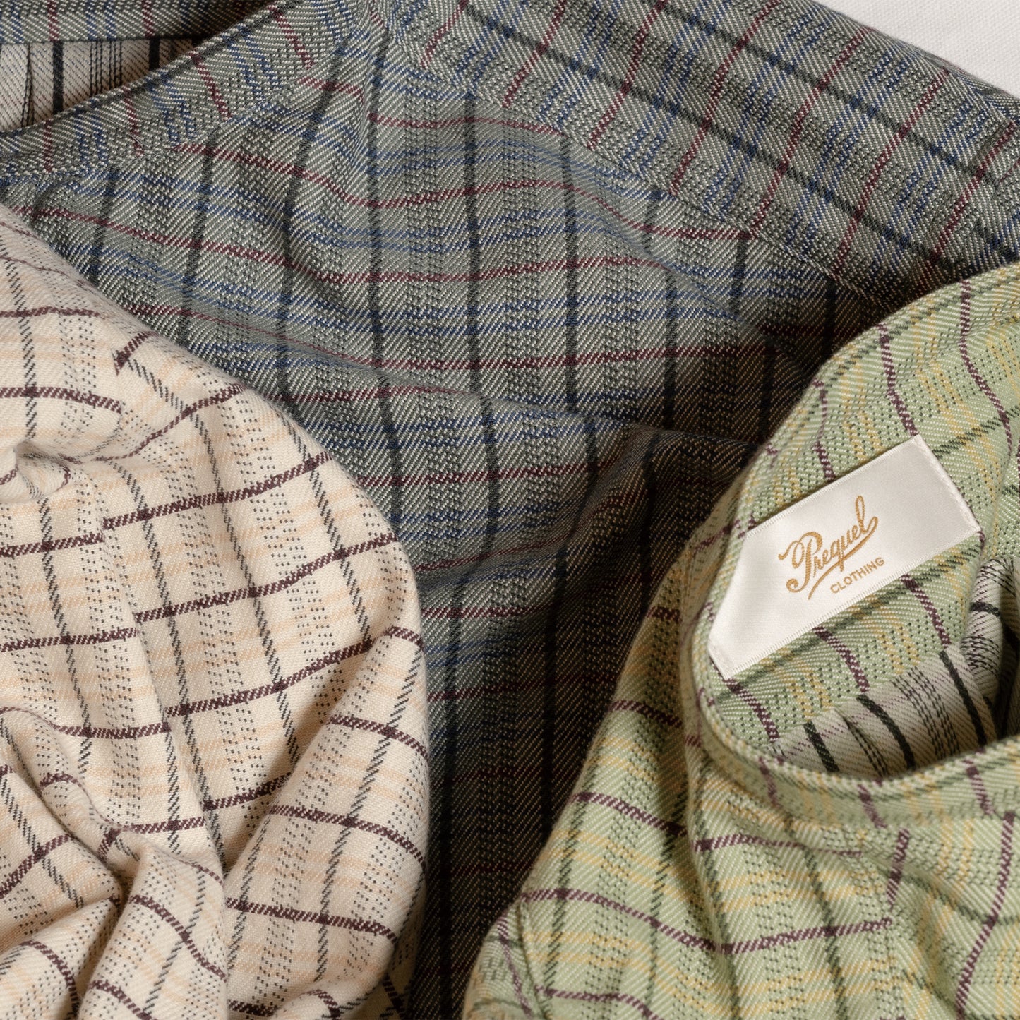 S1018 Stand-up Collar Shirt (Grey) スタンドアップカーラーシャツ (グレー)