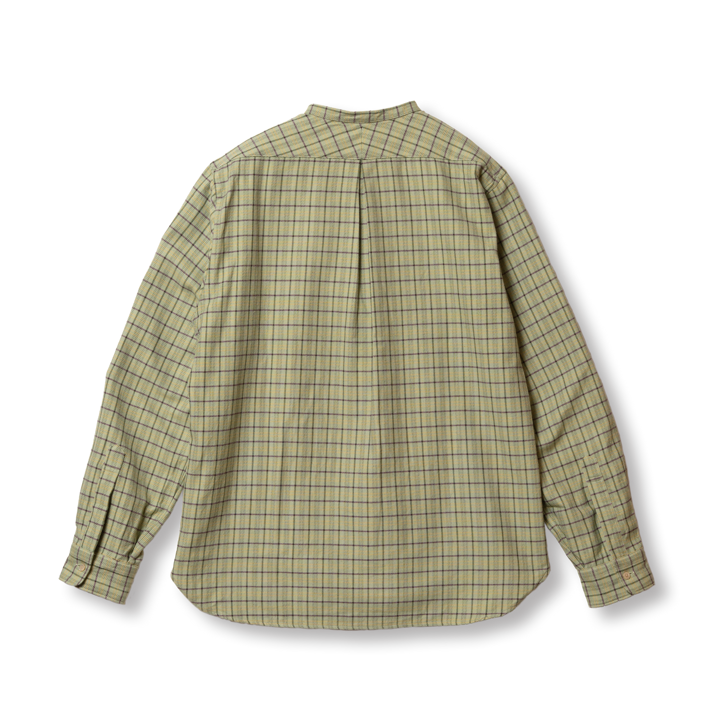 S1018 Stand-up Collar Shirt (Green) スタンドアップカーラーシャツ (グリーン)