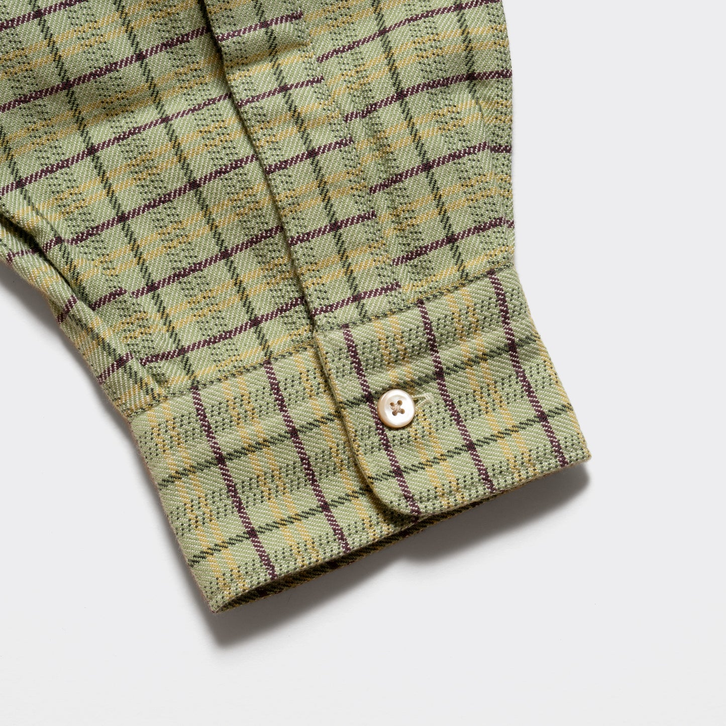 S1018 Stand-up Collar Shirt (Green) スタンドアップカーラーシャツ (グリーン)