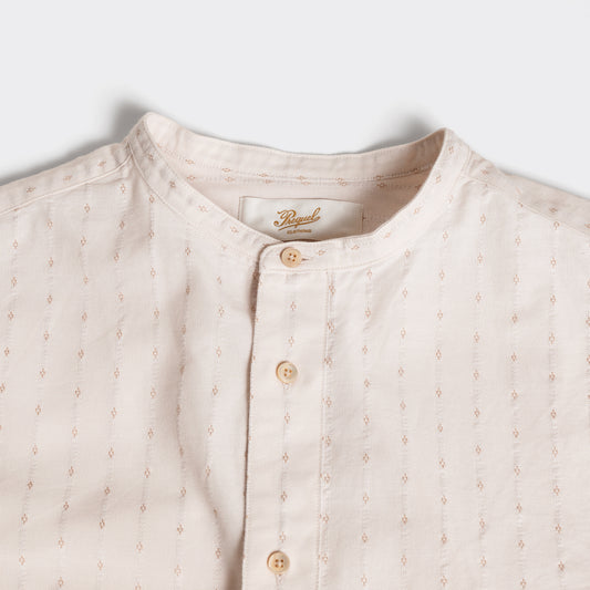SCCS1001 BAND COLLAR SHIRT (No.0008)