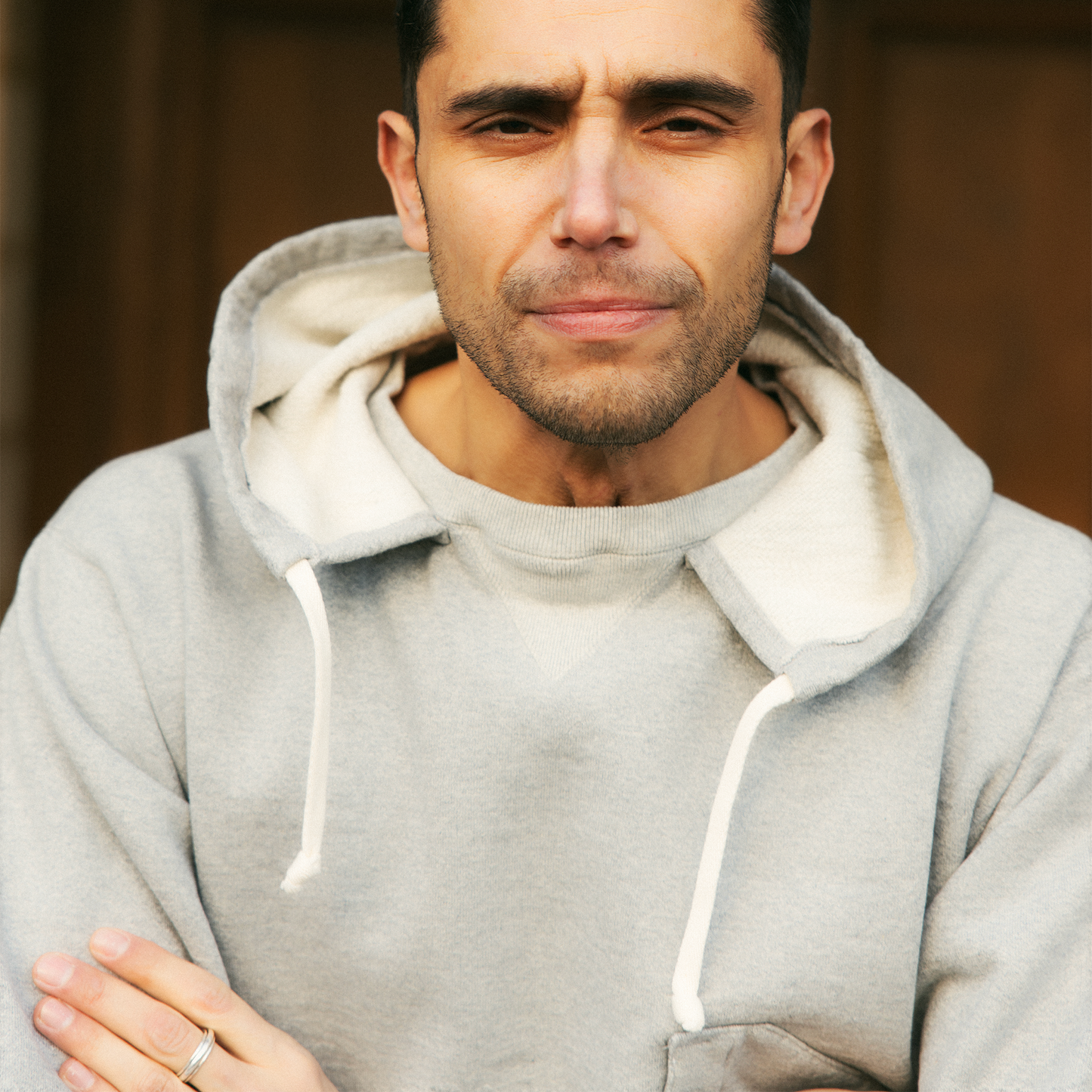 C1009 Sweat Hoodie (Grey) スウェットフーディー (グレー)