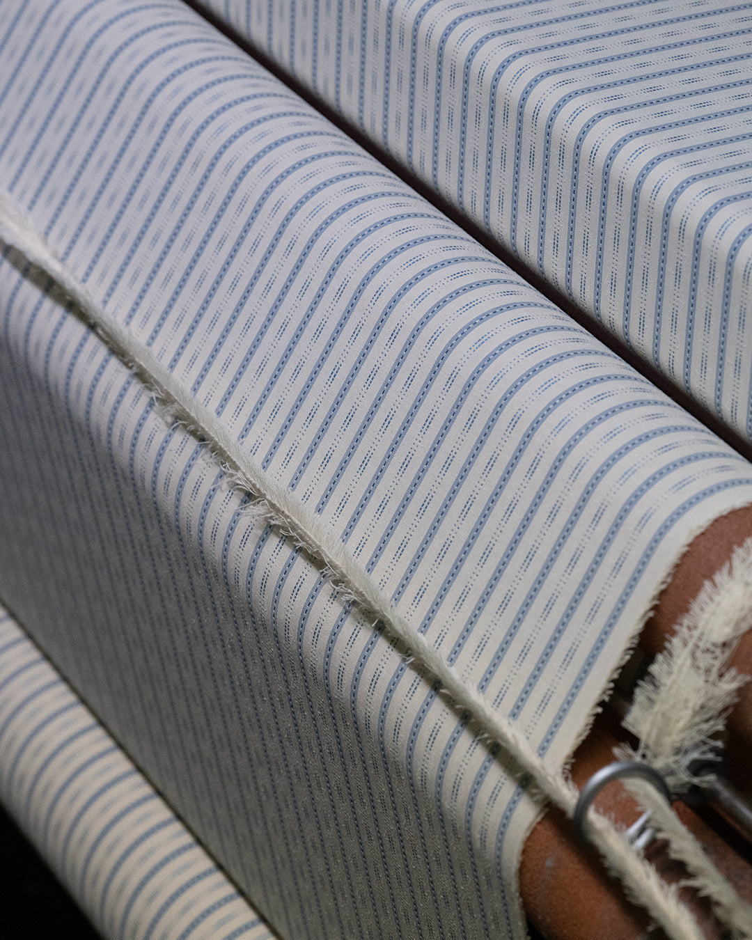 S1020 Striped Work Shirt (Blue) ストライプワークシャツ (ブルー)