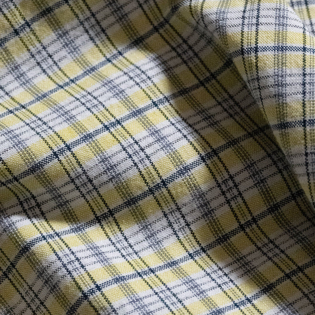 S1017 Check Work Shirt (Yellow)