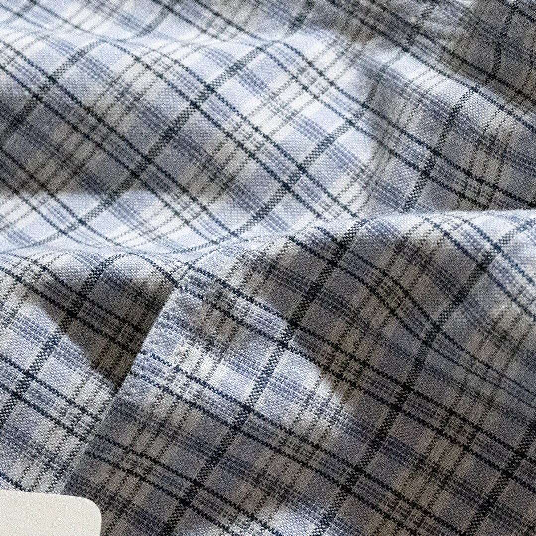 S1017 Check Work Shirt (Blue)