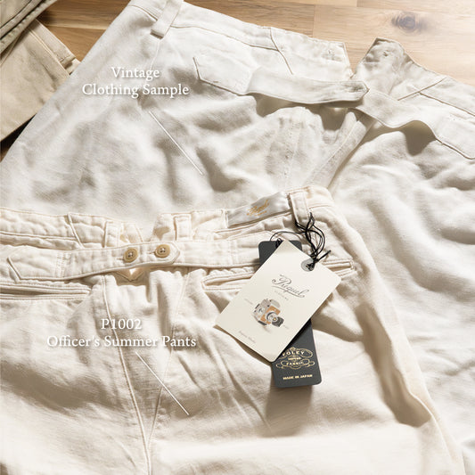 P1002 Officer's Summer Pants (White)