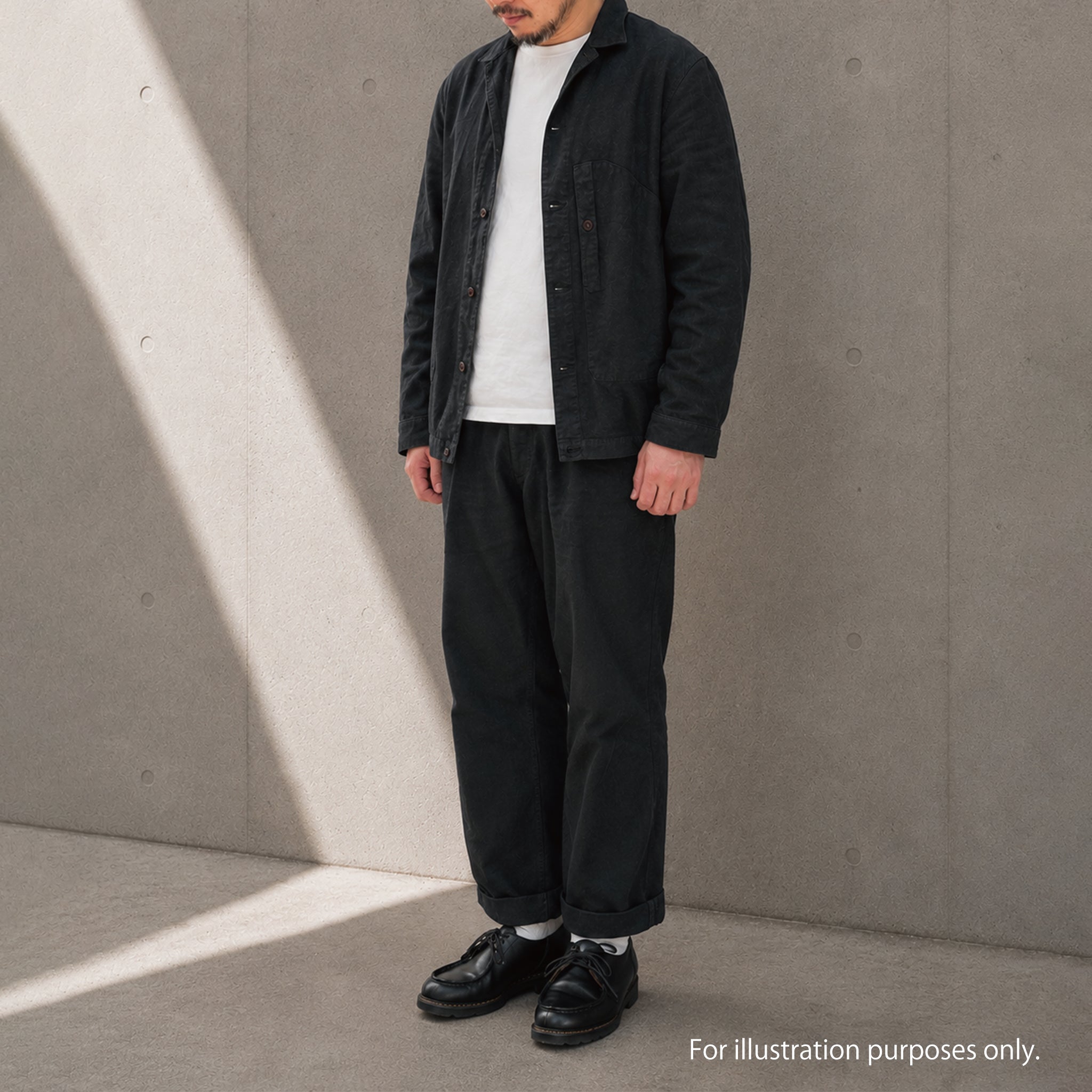 P1002 Officer's Summer Pants (Black) オフィサー サマーパンツ