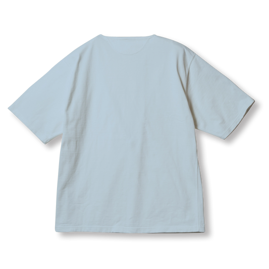 C1006 Stiff Cotton T-shirt (Blue) スティッフコットンTシャツ(ブルー)