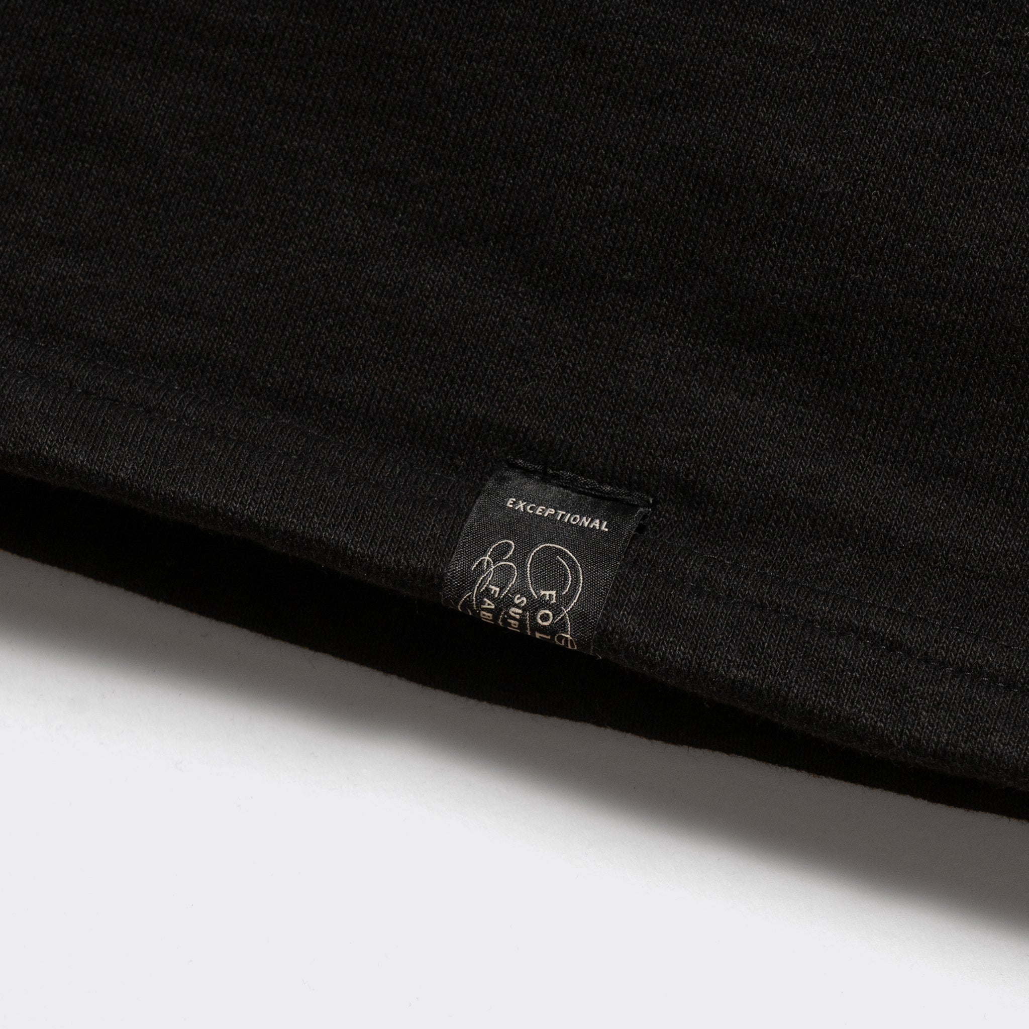 C1011 Henley Sweatshirt (Black) ヘンリースウェットシャツ (ブラック