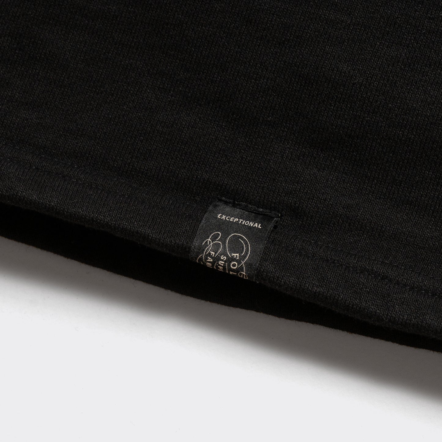 C1011 Henley Sweatshirt (Black) ヘンリースウェットシャツ (ブラック)