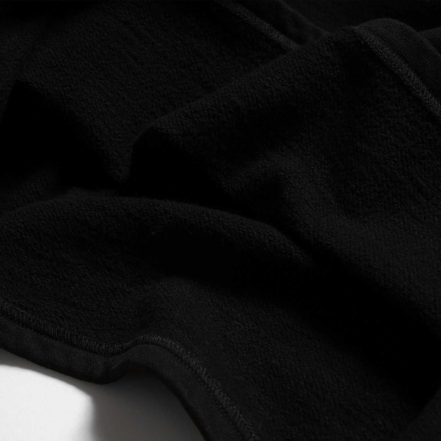 C1011 Henley Sweatshirt (Black) ヘンリースウェットシャツ (ブラック)