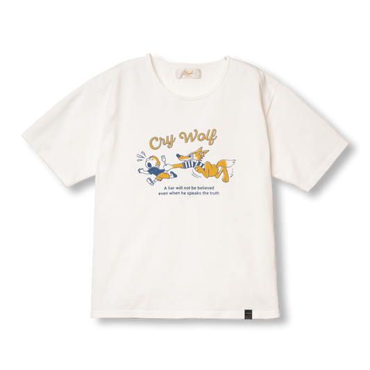 C1007A Nose Art Print T-shirt (White)　ノーズアートプリントTシャツ(ホワイト)