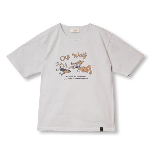 C1007A Nose Art Print T-shirt (Gray)　ノーズアートプリントTシャツ(グレー)