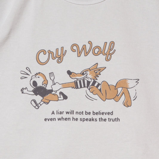 C1007A Nose Art Print T-shirt (Gray)　ノーズアートプリントTシャツ(グレー)