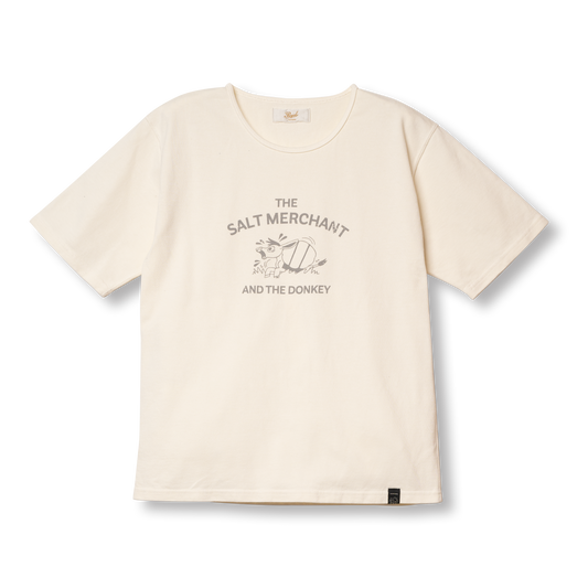 C1007B Nose Art Print T-shirt (Beige)　ノーズアートプリントTシャツ(ベージュ)