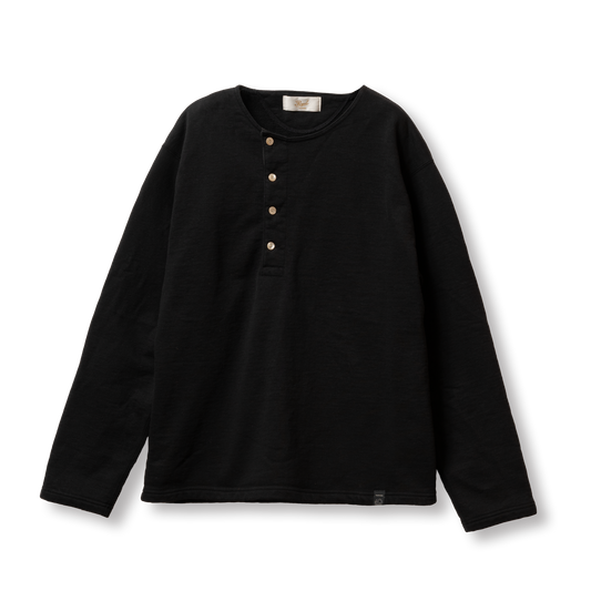 C1011 Henley Sweatshirt (Black)
