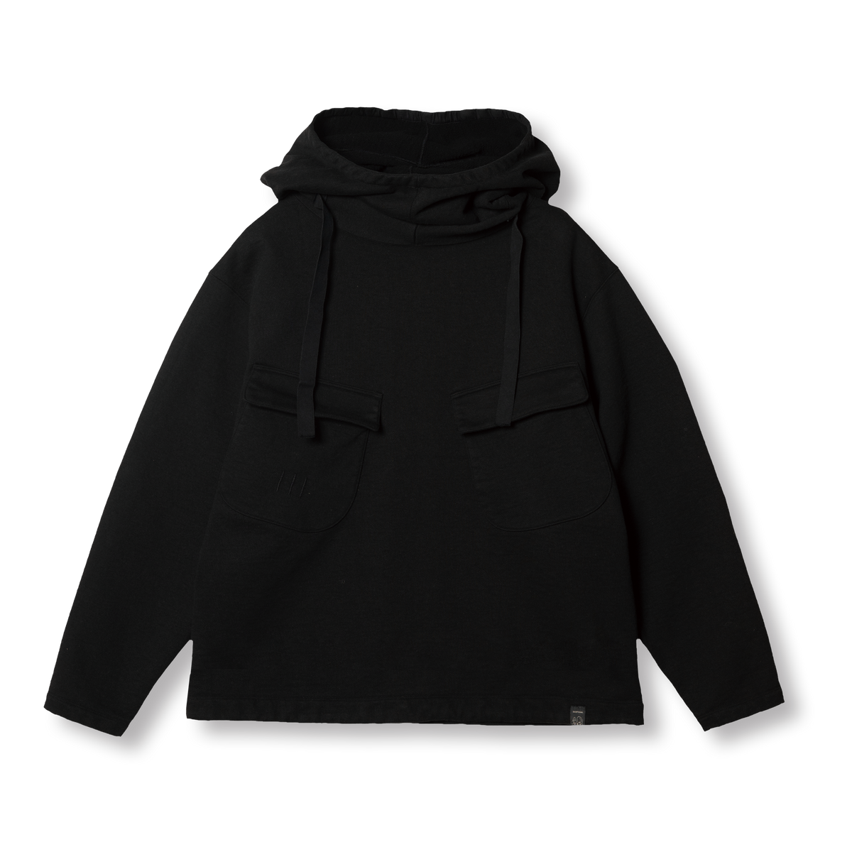 PREQUEL C1017 40s Gunner Smock (Black), front view showing the overall shape.