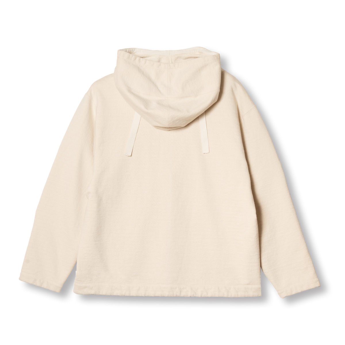 PREQUEL C1017 40s Gunner Smock (Natural) ガンナースモック（ナチュラル）：背面から見た全体のシルエット。